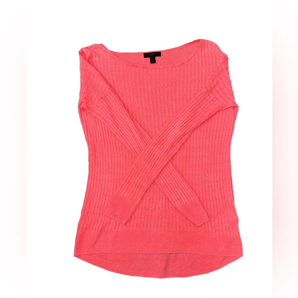 J. CREW Neon Light Sweater